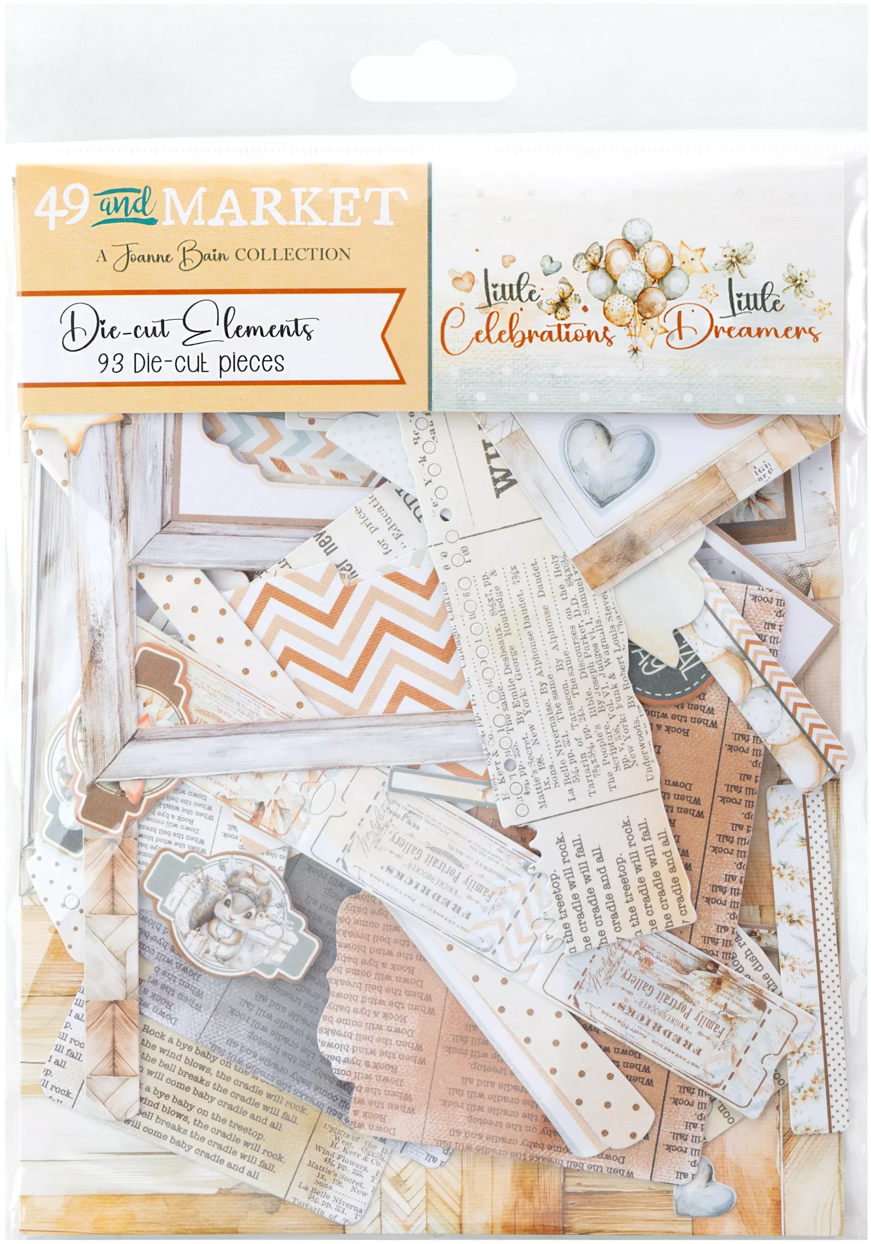 49 And Market Die-Cut Elements Little Dreamer/Little Celebrations