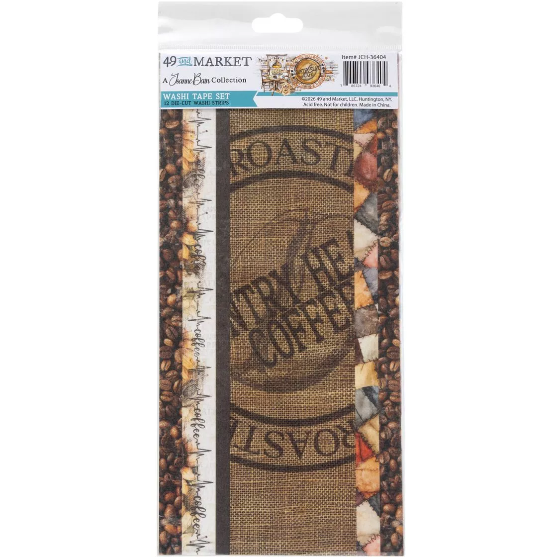 49 And Market Washi Sheets Country Heart Cafe