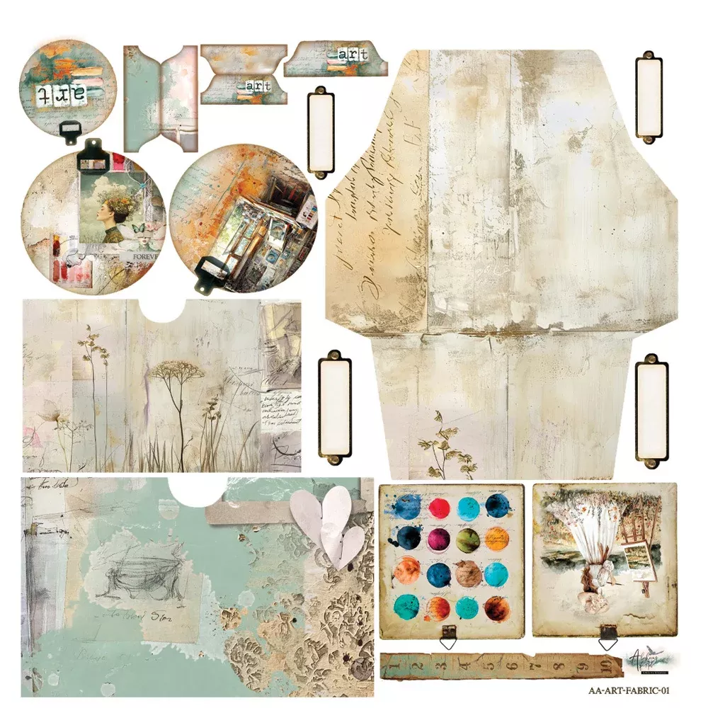 Alchemy of Art- Fabric with Accessories- Art 01