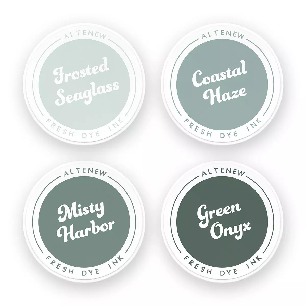 Altenew Coastal Mist Fresh Dye Ink Bundle – Complete
