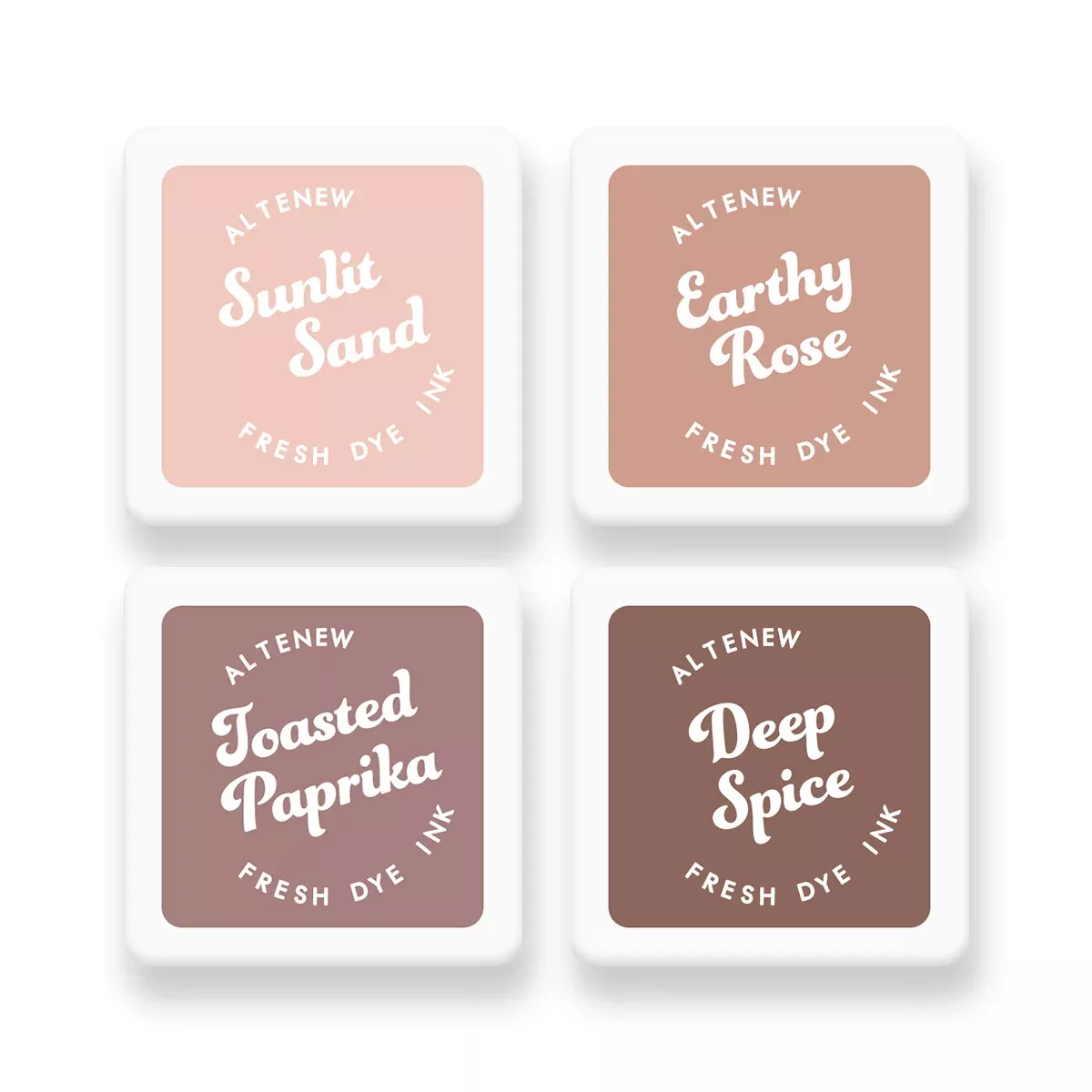 Altenew Earthy Embrace Fresh Dye Ink Mini Cube Set