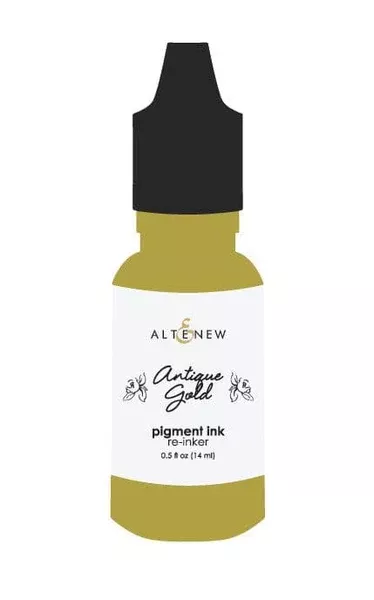 Antique Gold Pigment Ink Re-inker