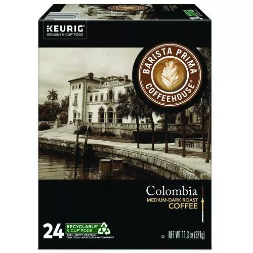 Barista Prima Coffeehouse 5000330094 Colombia K-Cups Coffee Pack, 24/box