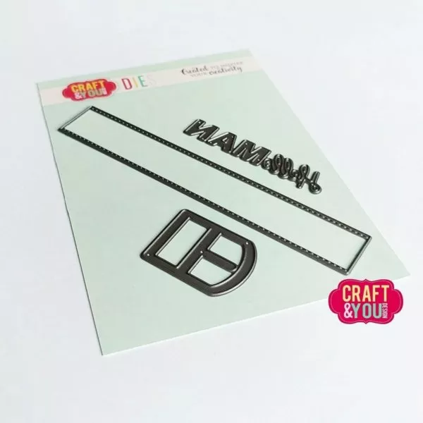 Belt Hello Man - Dies - Craft & You Design