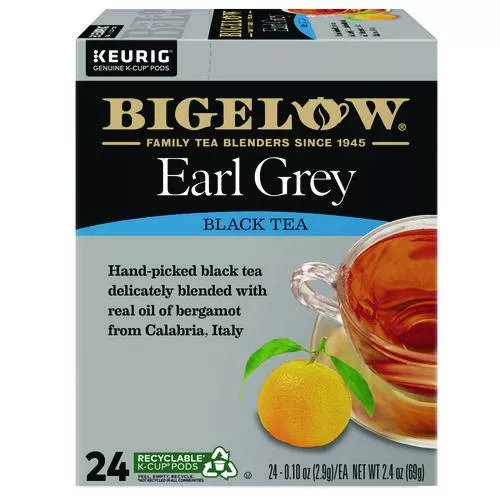 Bigelow 5000363675 Earl Grey Tea K-Cup Pack, 24/box