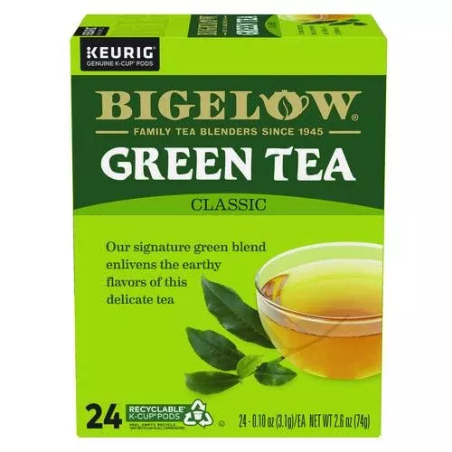 Bigelow 5000363992 Green Tea K-Cup Pack, 24/box