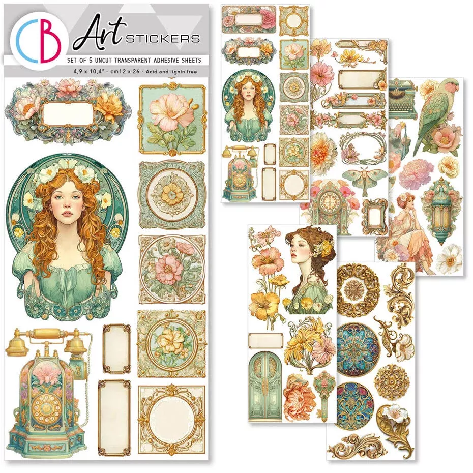 Ciao Bella Artemis Transparent Adhesive Sheets (5pcs) (CBI013)