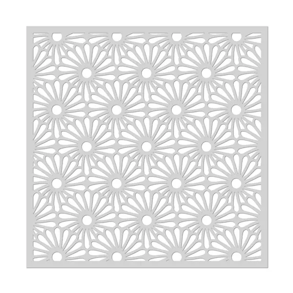 Daisy Mosaic Stencil 6x6