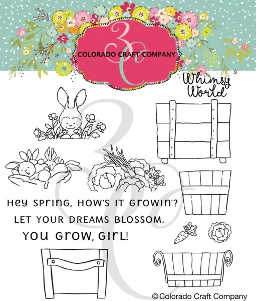 Dreams Blossom - Clear Stamps - Colorado Craft Company