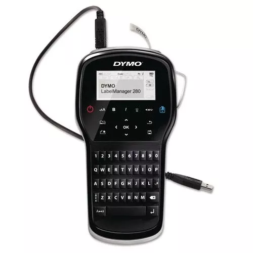 DYMO 1815990 Labelmanager 280 Label Maker, 0.6"/s Print Speed, 4 X 2.3 X 7.9