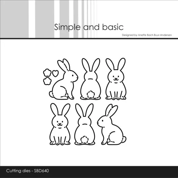 Easter Bunnies - Dies - Simple and Basic