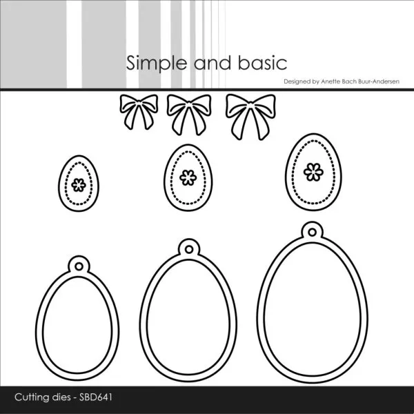 Easter Eggs - Dies - Simple and Basic