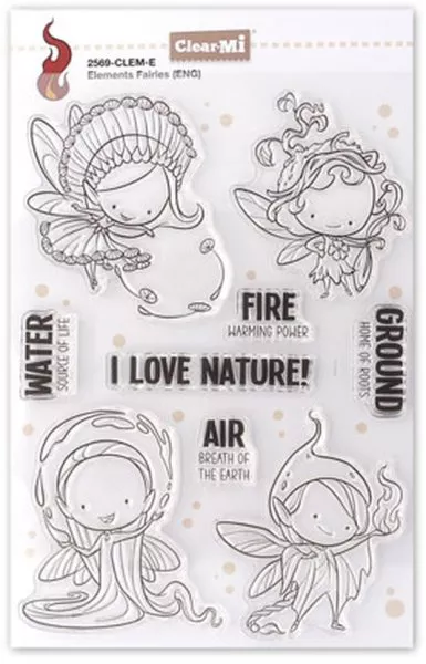 Elements Fairies - Clear Stamps - Impronte D'Autore