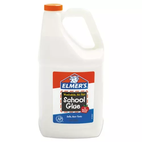 Elmer's E340 Washable School Glue, 1 Gal, Dries Clear