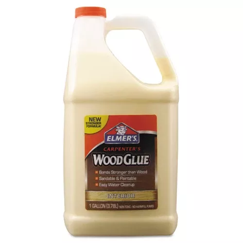 Elmer's E7050LMR Carpenter Wood Glue, 1 Gal, Dries Beige