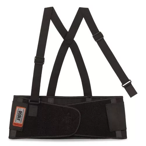 ergodyne 11092 ProFlex 1650 Economy Elastic Back Support Brace, Small, 25" to 30" Waist, Black