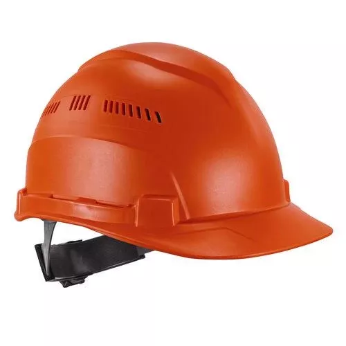 ergodyne 60270 Skullerz 8966 Class C Lightweight Cap-Style Hard Hat with Adjustable Venting, 6-Point Ratchet, One Size Fits Most, Orange