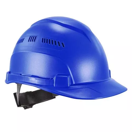 ergodyne 60271 Skullerz 8966 Class C Lightweight Cap-Style Hard Hat with Adjustable Venting, 6-Point Ratchet, One Size Fits Most, Blue