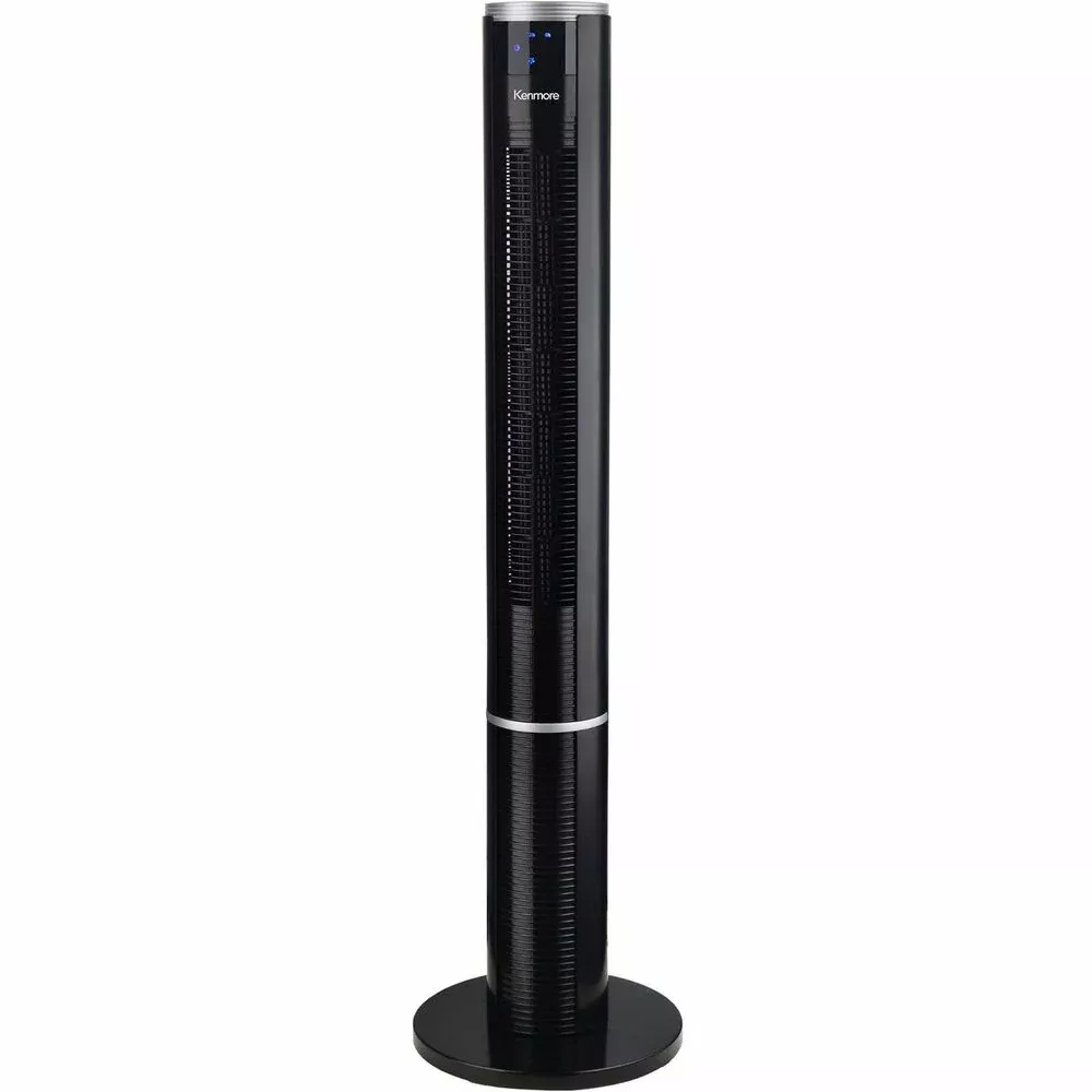 ESM Fan,Tower,Bladeless,3 Speeds,Oscillation,43",BK
