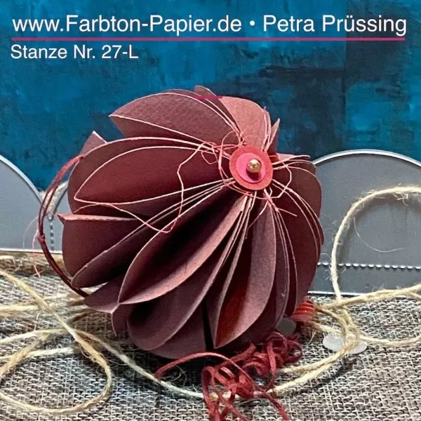 Faltkugel Nr.27 L - Die Set - FarbTon Papier