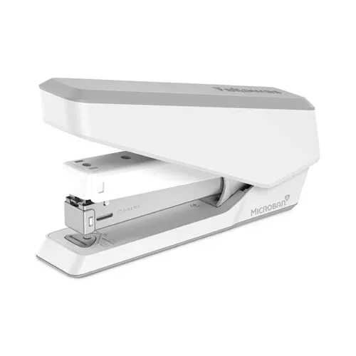 Fellowes 5011601 LX850 EasyPress Full Strip Stapler with Antimicrobial Protection, 25-Sheet Capacity, White