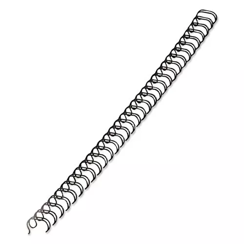 Fellowes 52539 Wire Bindings for 11 x 8.5 Documents, 32 Rings, 0.25" (35-Sheet) Capacity, Black, 25/Pack