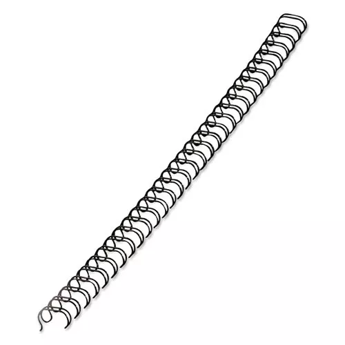 Fellowes 52541 Wire Bindings for 11 x 8.5 Documents, 32 Rings, 0.38" (80-Sheet) Capacity, Black, 25/Pack