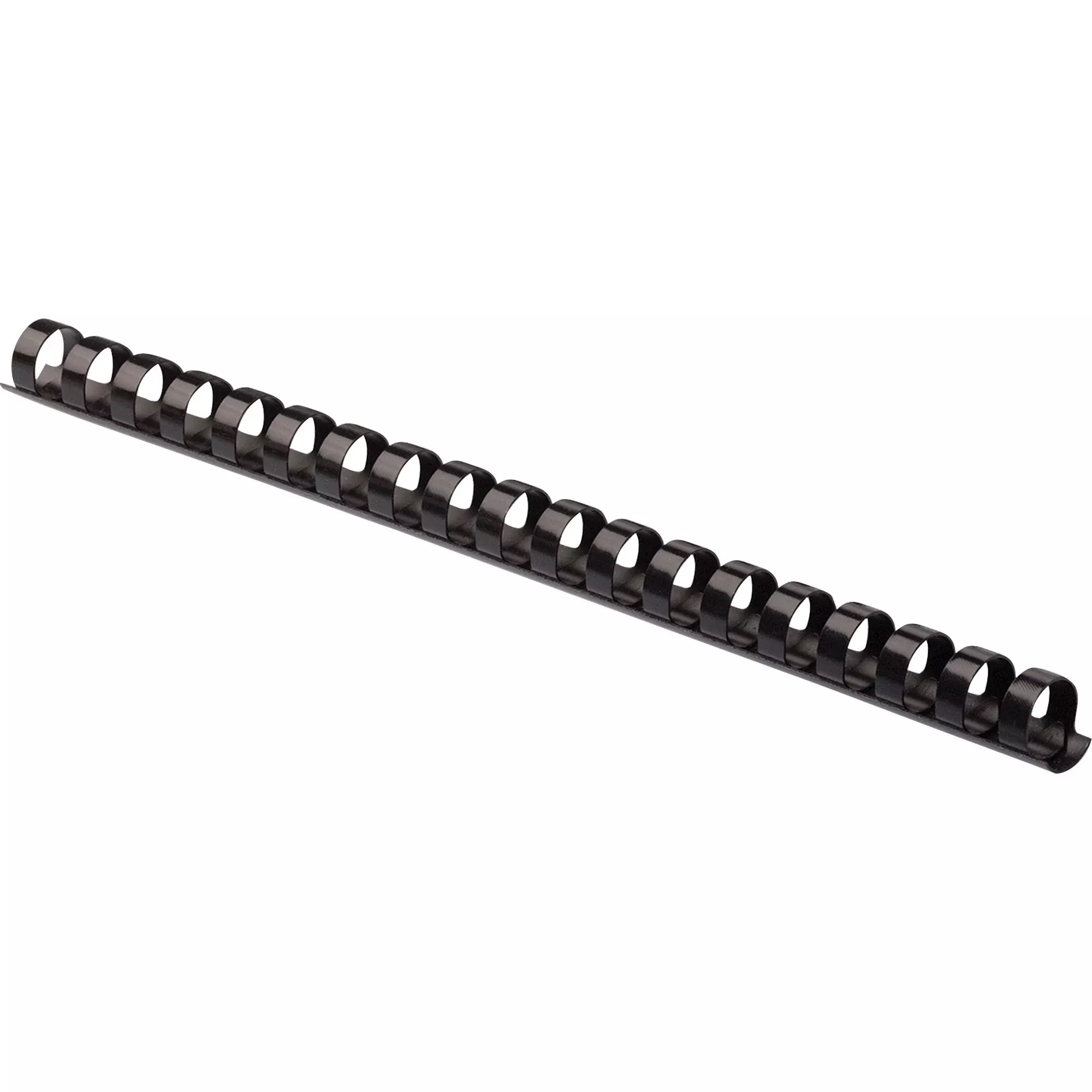 Fellowes Plastic Comb Bindings, 5/8" Diameter, 120 Sheet Capacity, Black, 25/Pack