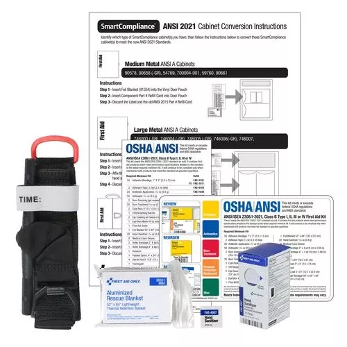 First Aid Only 91366 Smart Compliance B 2021 Conversion Kit, 12 Pieces