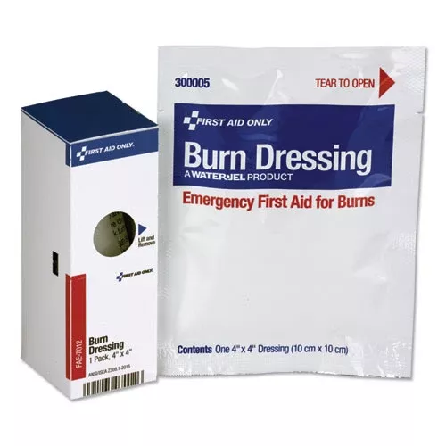 First Aid Only FAE-7012 Smartcompliance Refill Burn Dressing, 4 X 4, White