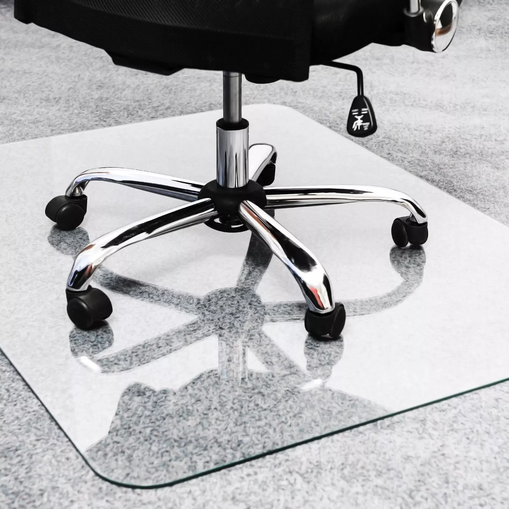 Floortex Chairmat, Glass, 36"Wx48"L, Clear