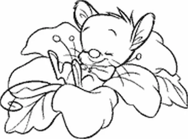 Flower - Mounted Rubber Stamps (Wooden Stamp) - Impronte D'Autore