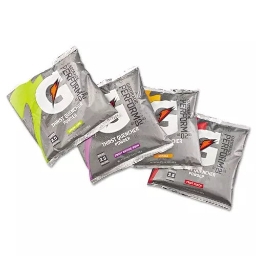 Gatorade QUA03944 Original Powdered Drink Mix, Variety Pack, 21oz Packets, 32/carton