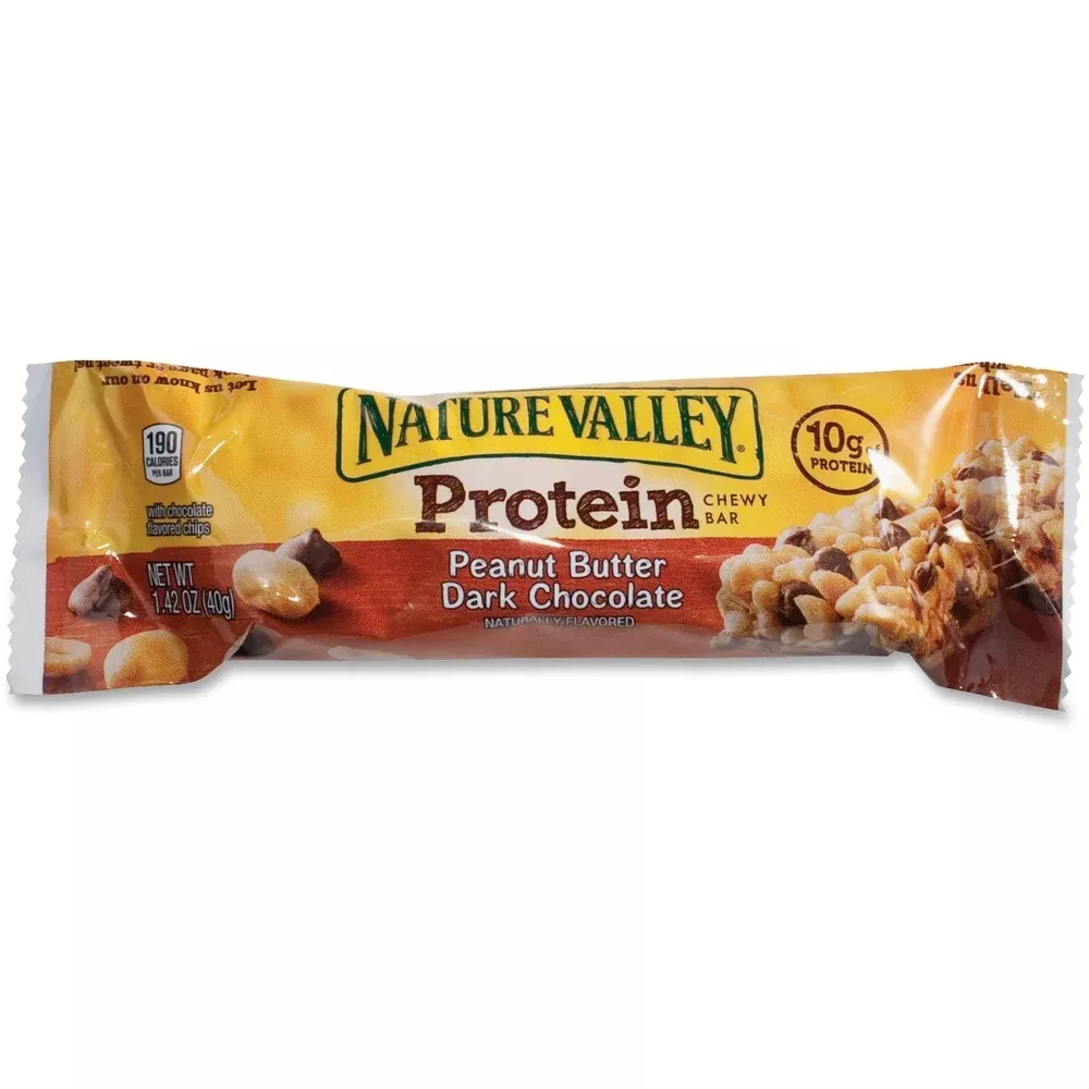 General Mills Chewy Protein Bar,Peanut Butter/Dark Chocolate,16/BX