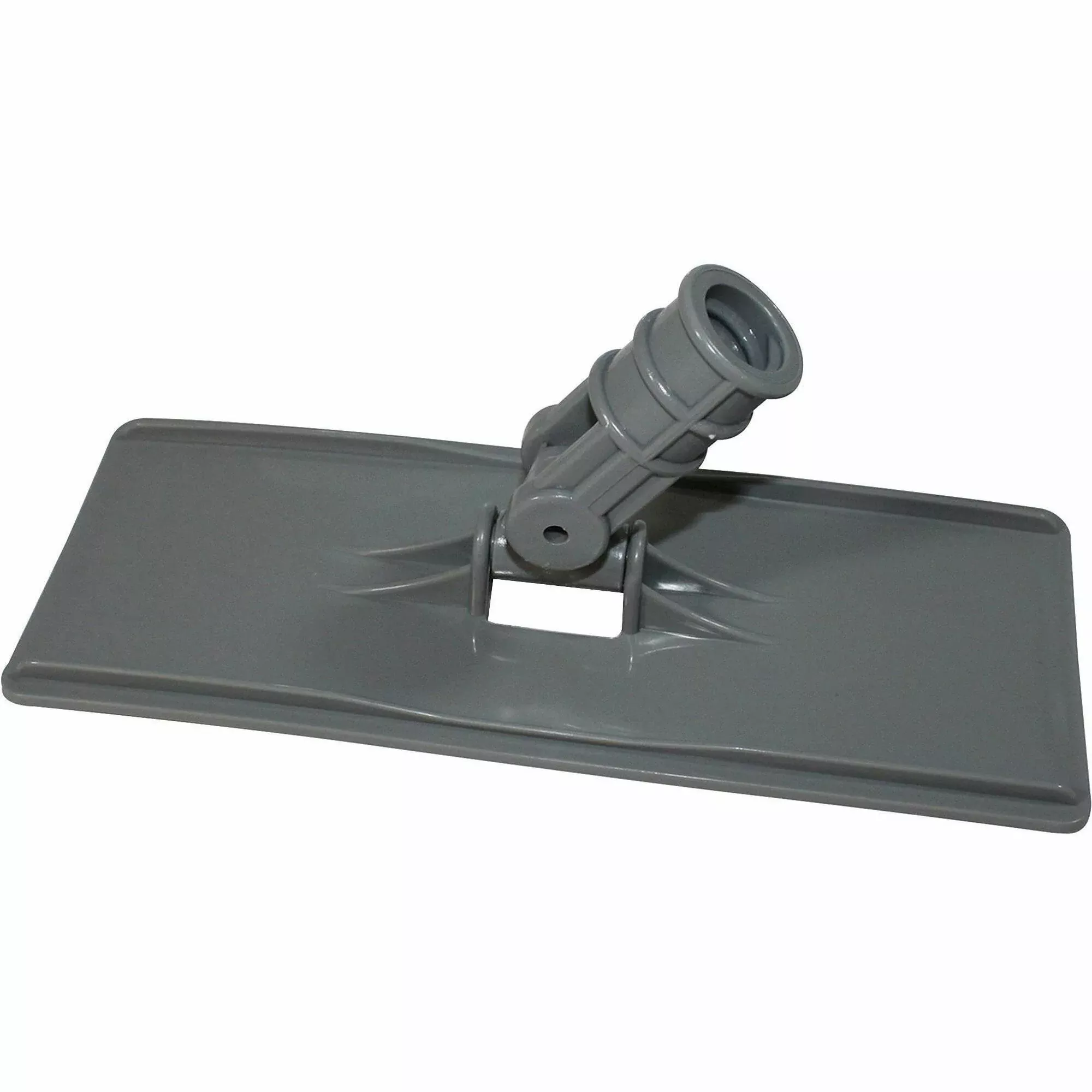 Genuine Joe Cleaning Pad Holder, w/2 Pads, 4-1/2"X10", Gray