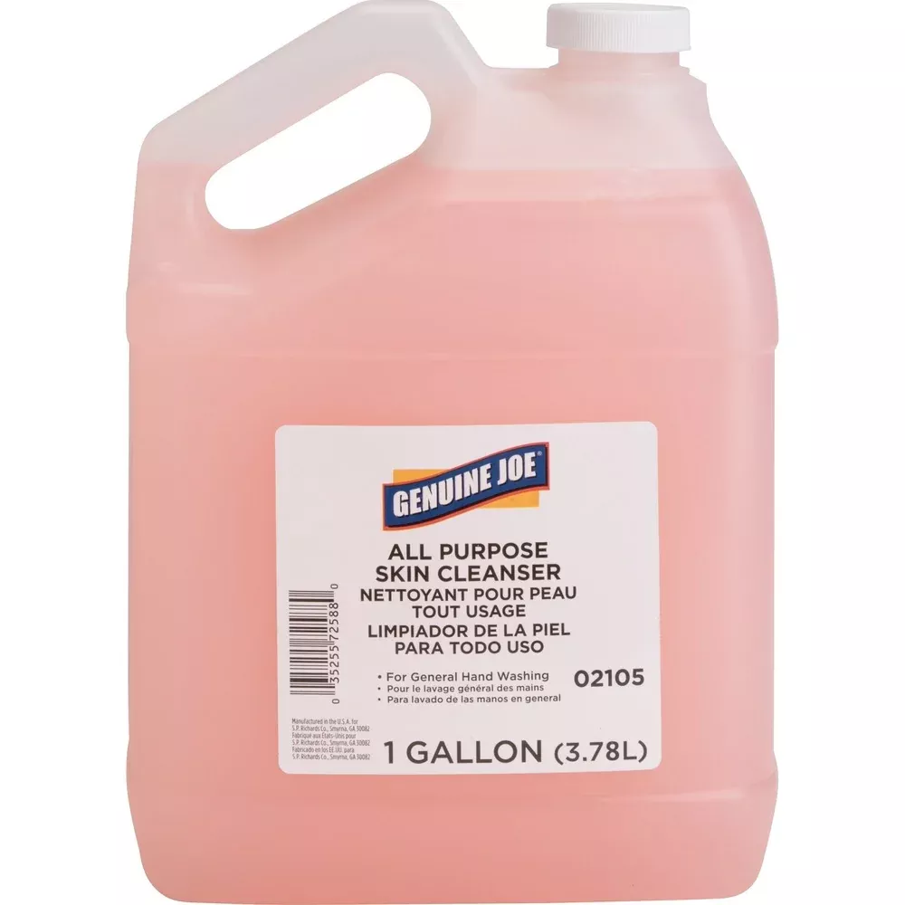 Genuine Joe Hand Soap Lotion, Dispenser Refill, 1 Gallon, Pink