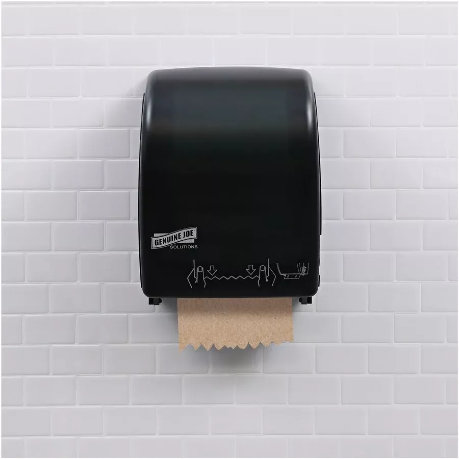 Genuine Joe Hardwound Roll Towels,2"Core, 7-7/8"x350', 12Rolls/CT,NL
