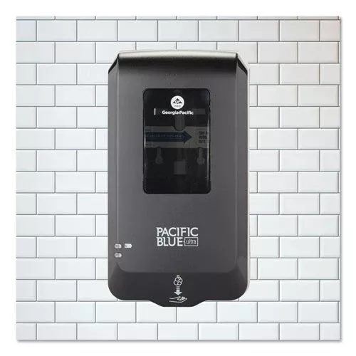 Georgia Pacific Professional 53590 Pacific Blue Ultra Automated Touchless Soap/sanitizer Dispenser, 1,000 Ml, 6.54 X 11.72 X 4, Black