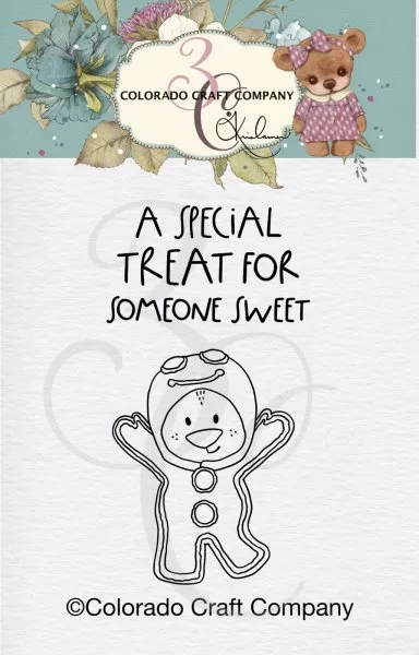 Gingerbread Cutie Mini - Clear Stamps - Colorado Craft Company