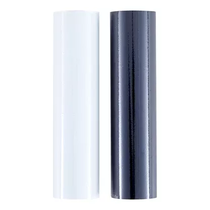 Glimmer Hot Foil 2 Rolls - Opaque Black & White Pack