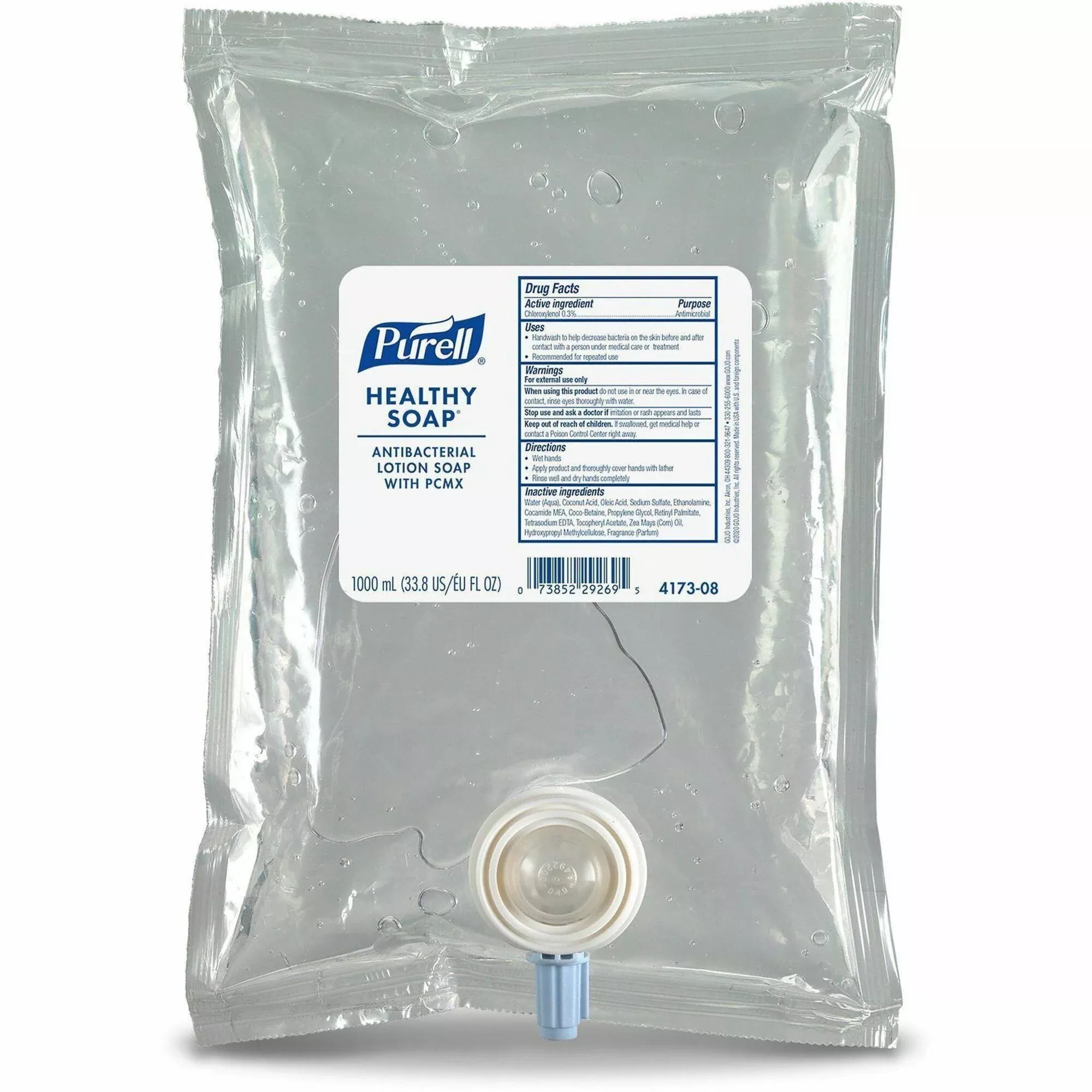 GOJO Lotion Soap,w/PCMX,Refill f/CS2 Dispenser,1000ml,CL