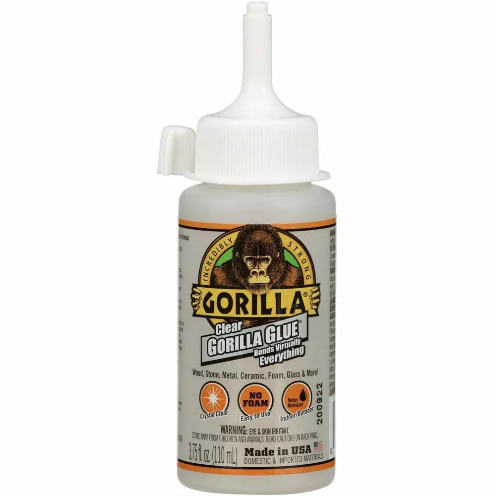 The Gorilla Glue Company Glue, Indoor/Outdoor, 3.75 fl oz, Clear