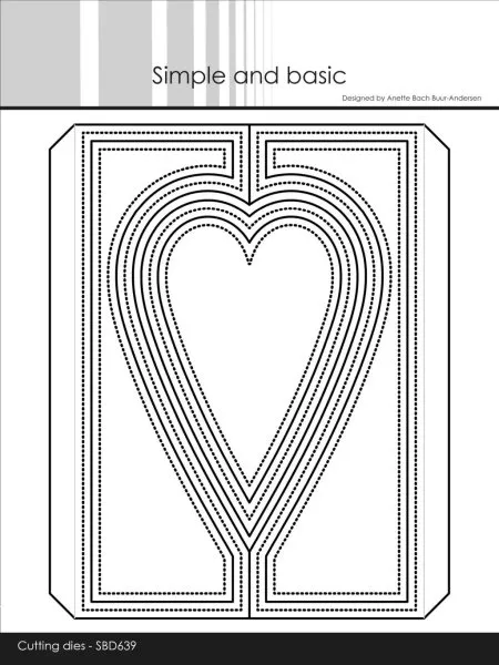 Heartshaped Gatefold - Dies - Simple and Basic