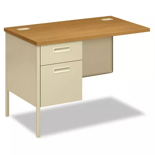 HON HP3236L.C.L Metro Classic Series Workstation Return, Left, 42w x 24d x 29.5h, Harvest/Putty