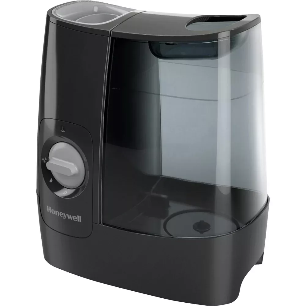 Honeywell Humidifier, Warm Mist, 7"Wx11-1/2"Lx12"H, Black