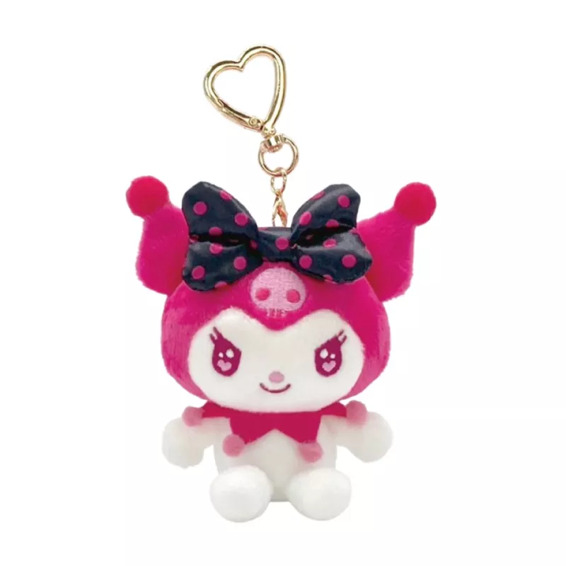[JAPAN] Sanrio Character Kuromi Mascot Keyring [Pink]