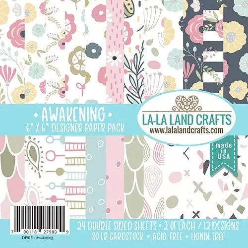 La-La Land Crafts Awakening 6 x 6 inch Paper Pack dp015*