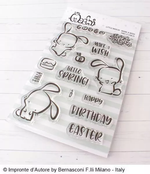 Little Mochi - Make a Wish - Clear Stamps - Impronte D'Autore