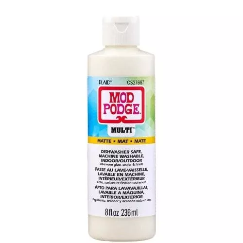 Mod Podge Multi Matte Dishwasher-safe Glue/Sealer/Finish 8 fl oz (CS27687)
