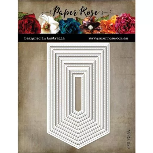 Paper Rose Studio Banner 2 Large Metal Cutting Die 17583